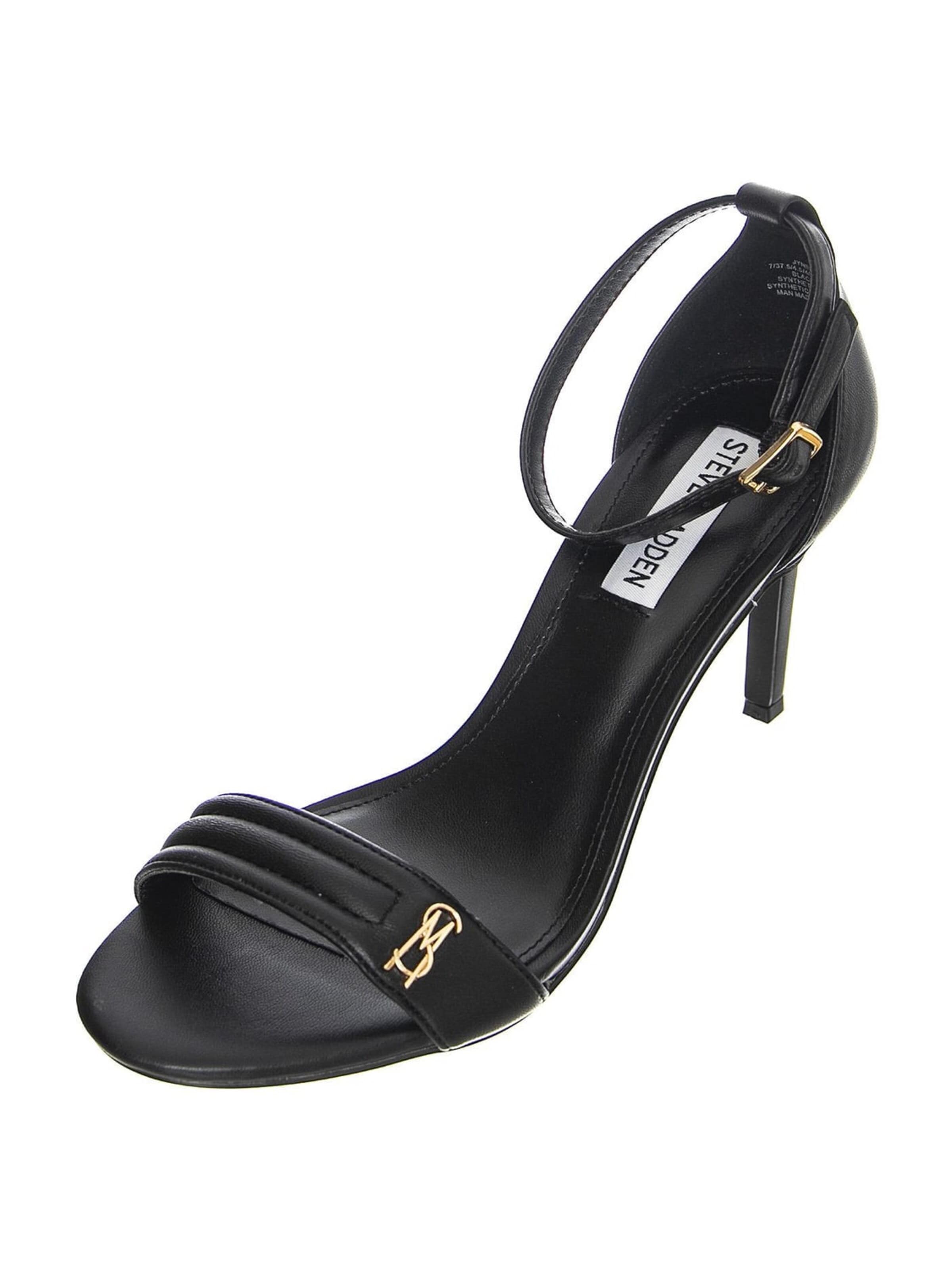 STEVE MADDEN Slingpumps 'Womens Jynelle Black Sandals' in Zwart: voorkant