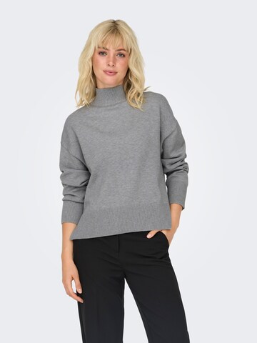 ONLY Sweater 'ONLBari' in Grey: front