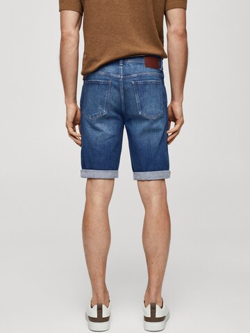 MANGO MAN Regular Shorts in Blau