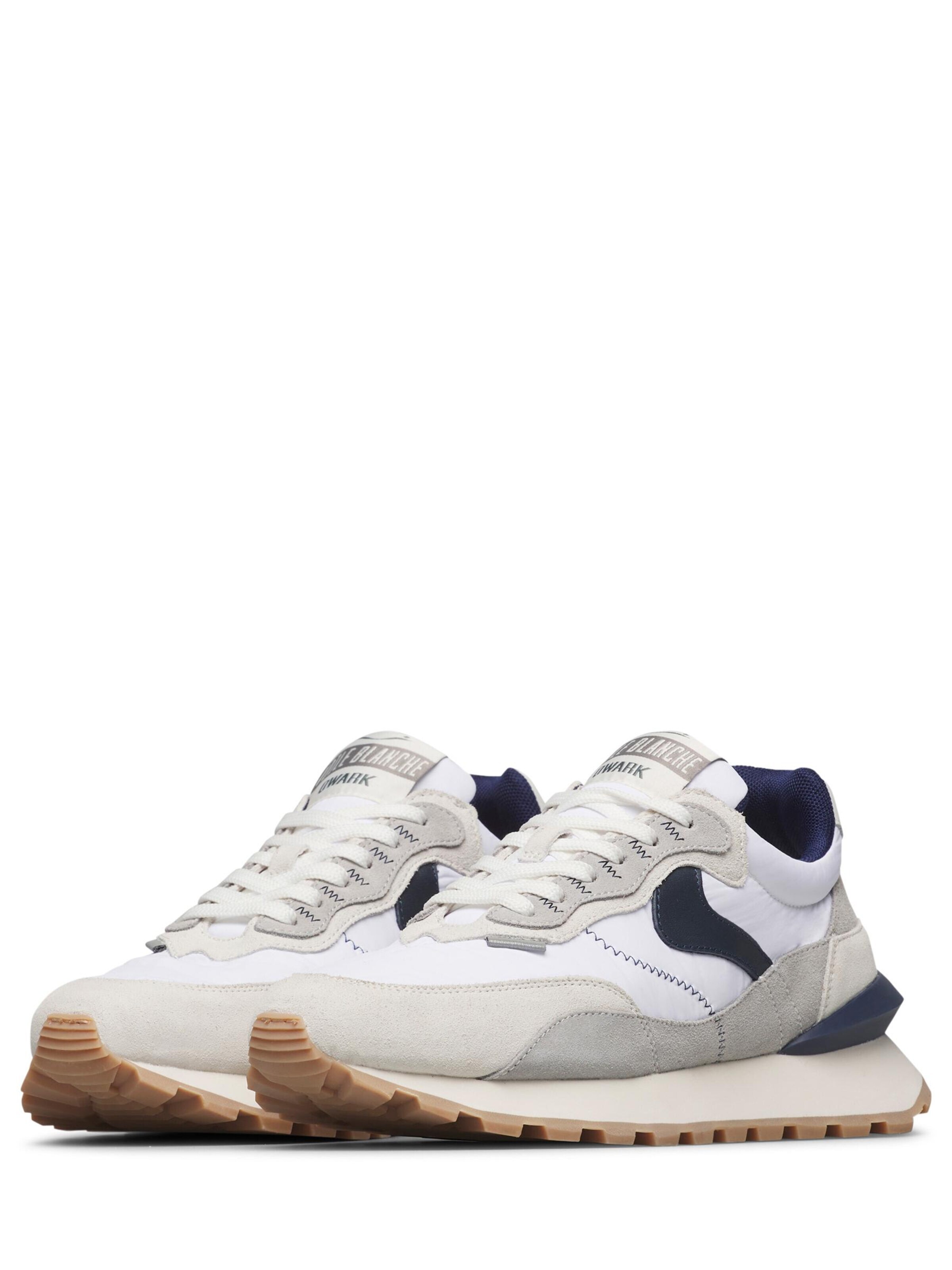 Baskets basses 'QWARK HYPE MAN.' Voile blanche en gris