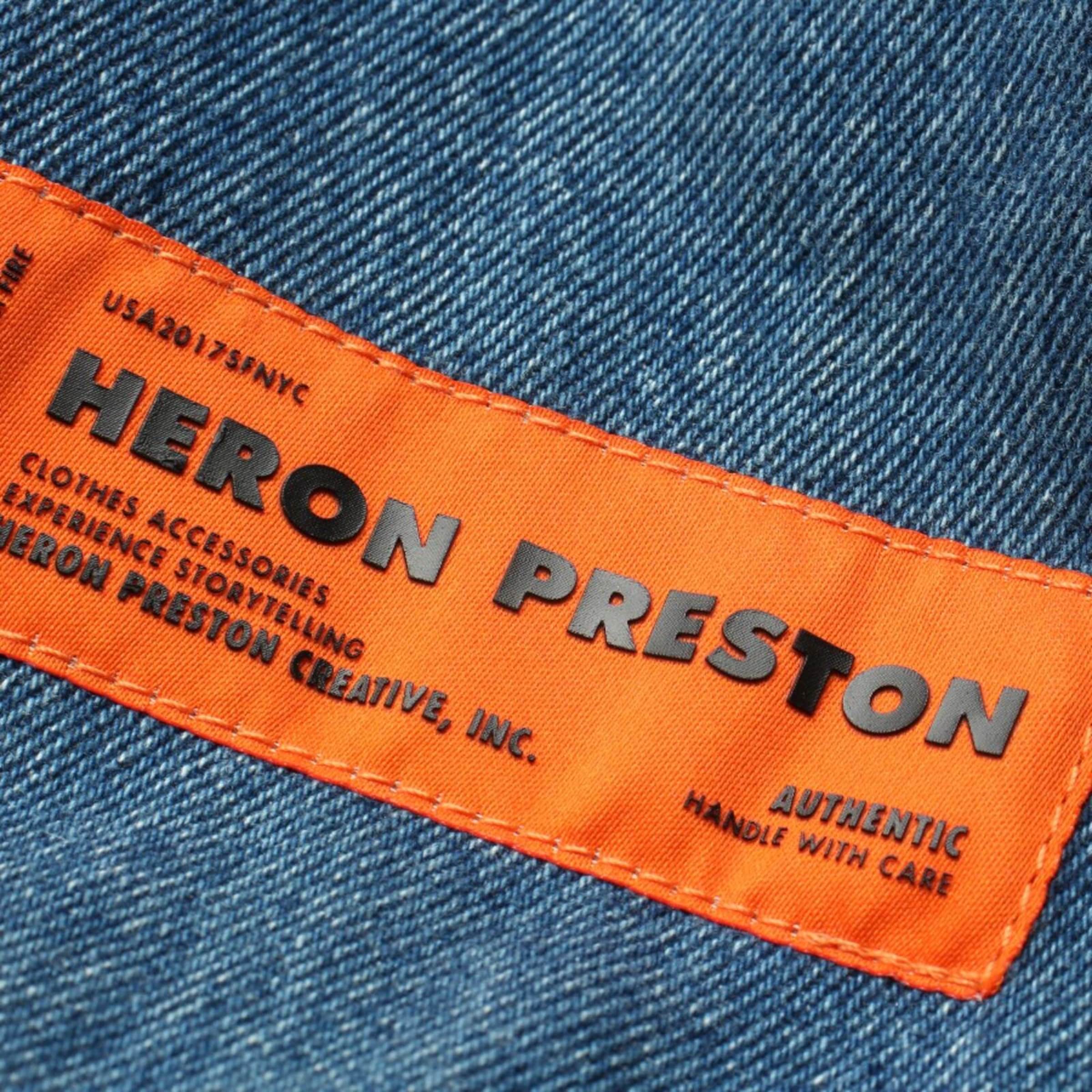 Heron Preston Jacket & Coat in L in Blue