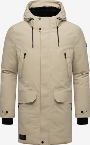 Manteau d’hiver 'Kitraan' STONE HARBOUR en beige : devant