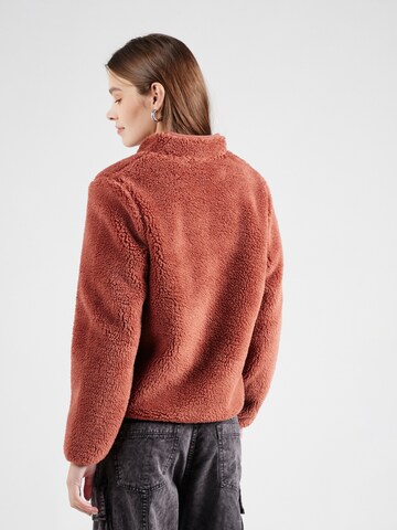 Volcom Sweatjacke 'WUZER FUZZAR' in Braun