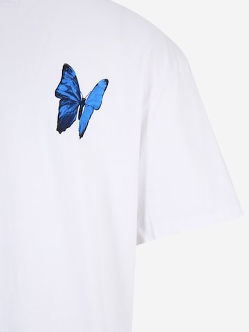 Maglietta 'Le Papillon' di MT Upscale in bianco