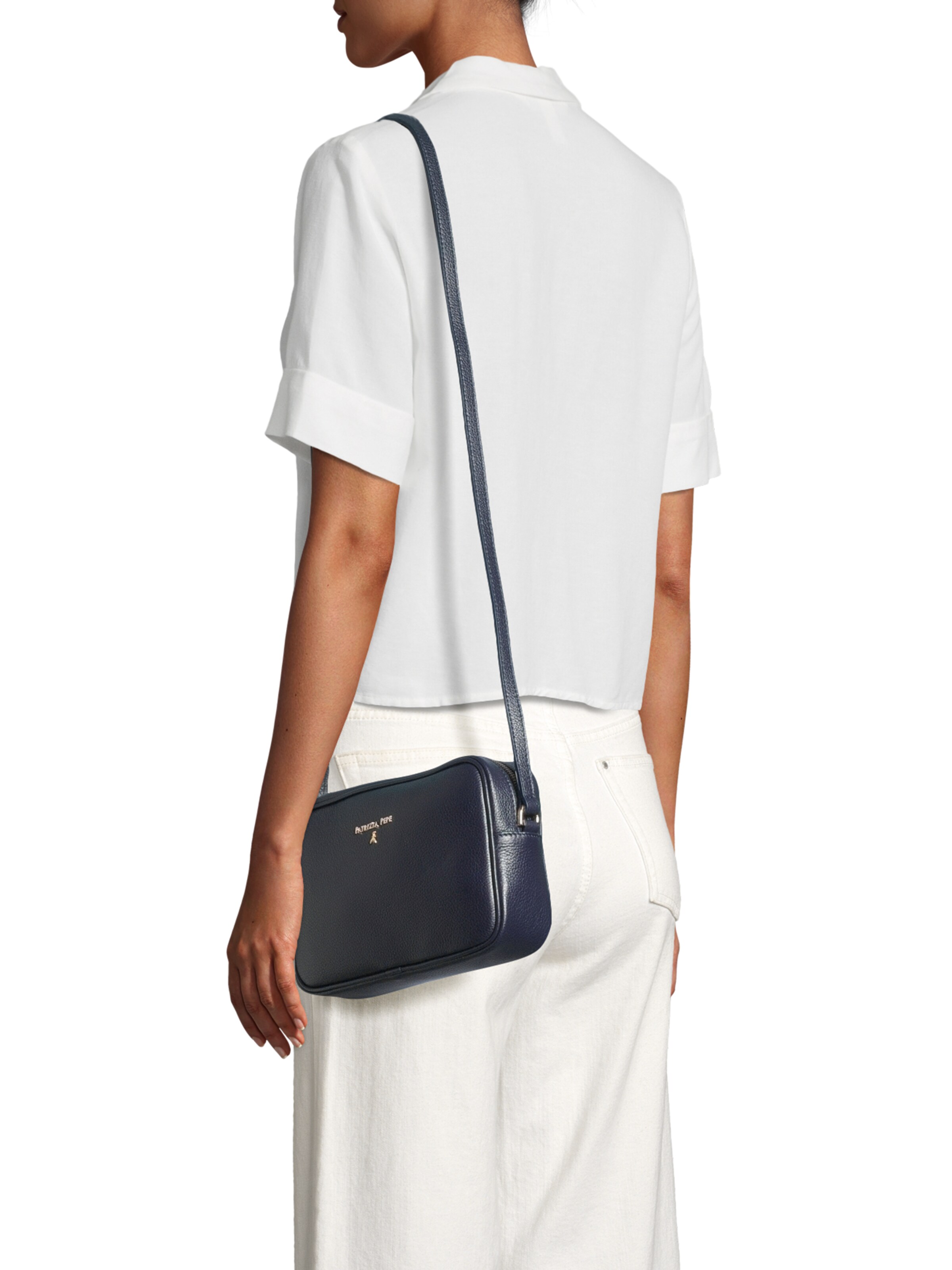 PATRIZIA PEPE Сумка через плечо в Синий: спереди