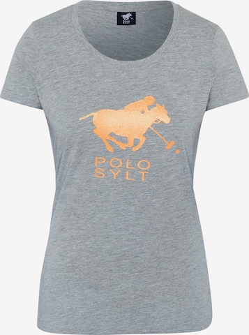 Polo Sylt Shirt in Grey: front