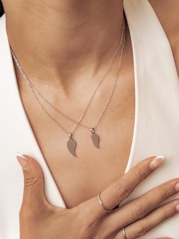 Hey Happiness Sieraden set 'Connected Love Hearts' in Zilver