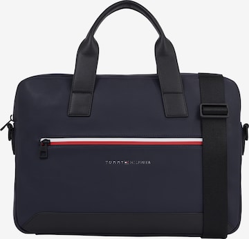 TOMMY HILFIGER Laptop Bag 'Essential' in Blue: front