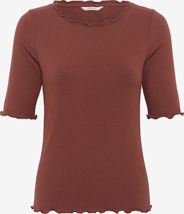 T-shirt 'CRRibba' Cream en marron : devant