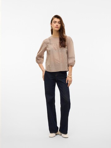 VERO MODA Bluse 'VMTrine' i grå