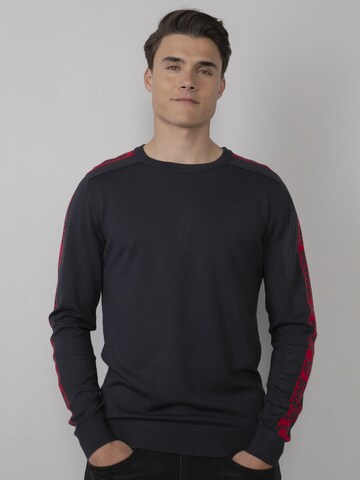 Petrol Industries Sweater in Blue: front