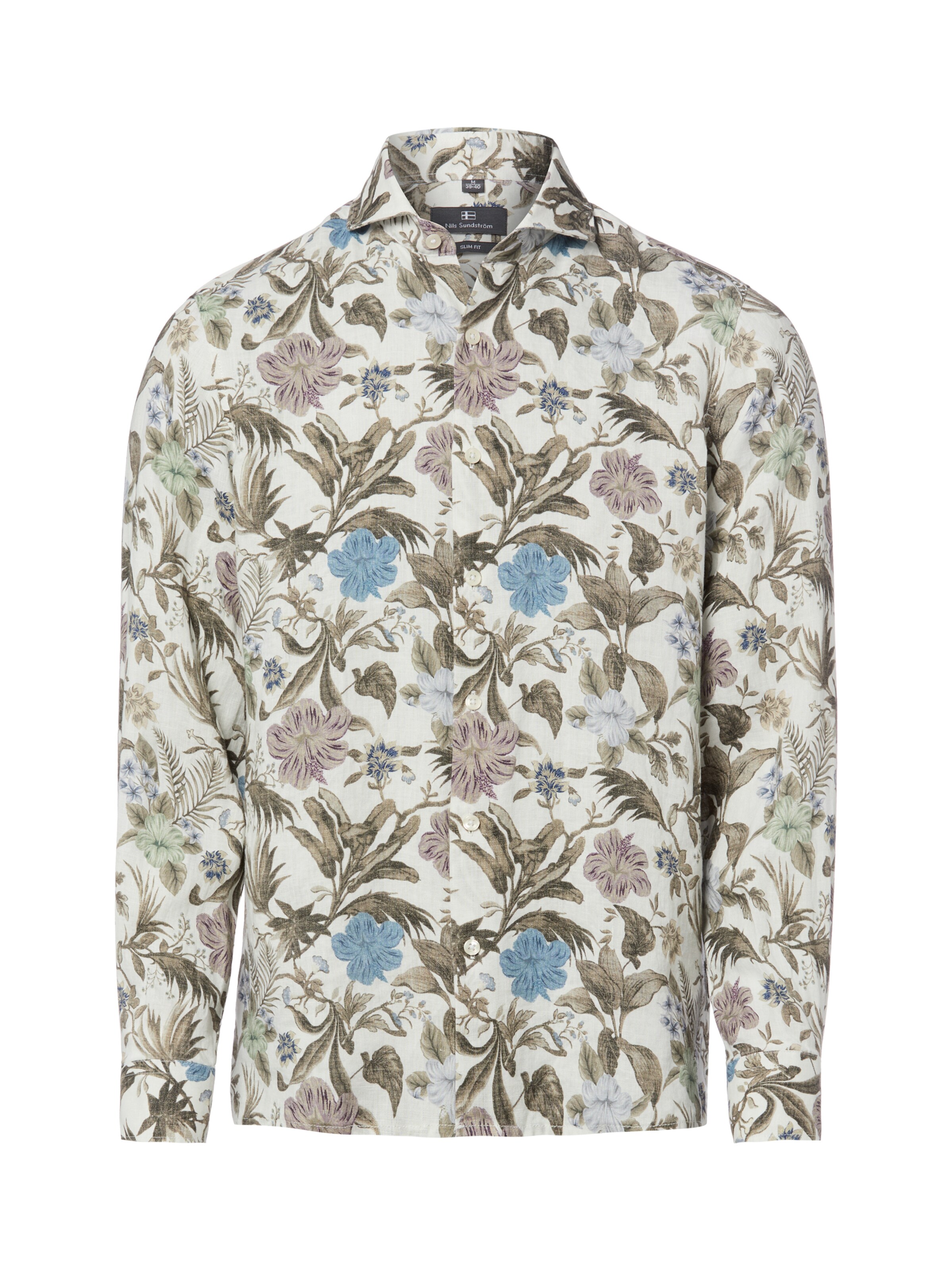 Fit confort Chemise Nils Sundström en blanc : devant