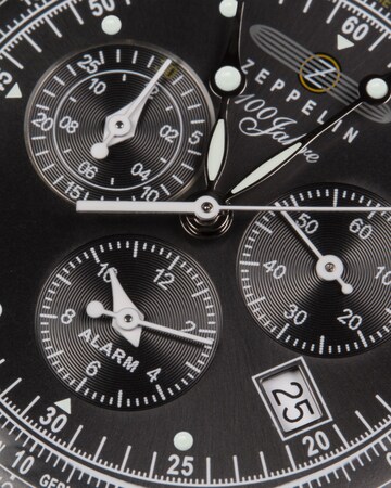 Montre à affichage analogique '100 Jahre Zeppelin' Zeppelin en noir