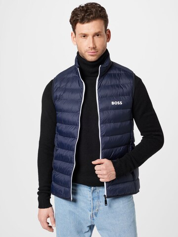 BOSS Bodywarmer 'Thor' in Blauw: voorkant