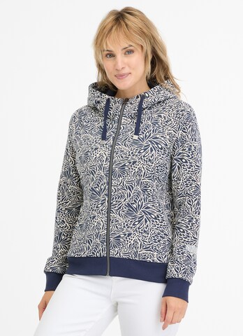Ragwear Sweatjacke in Blau: Vorderseite