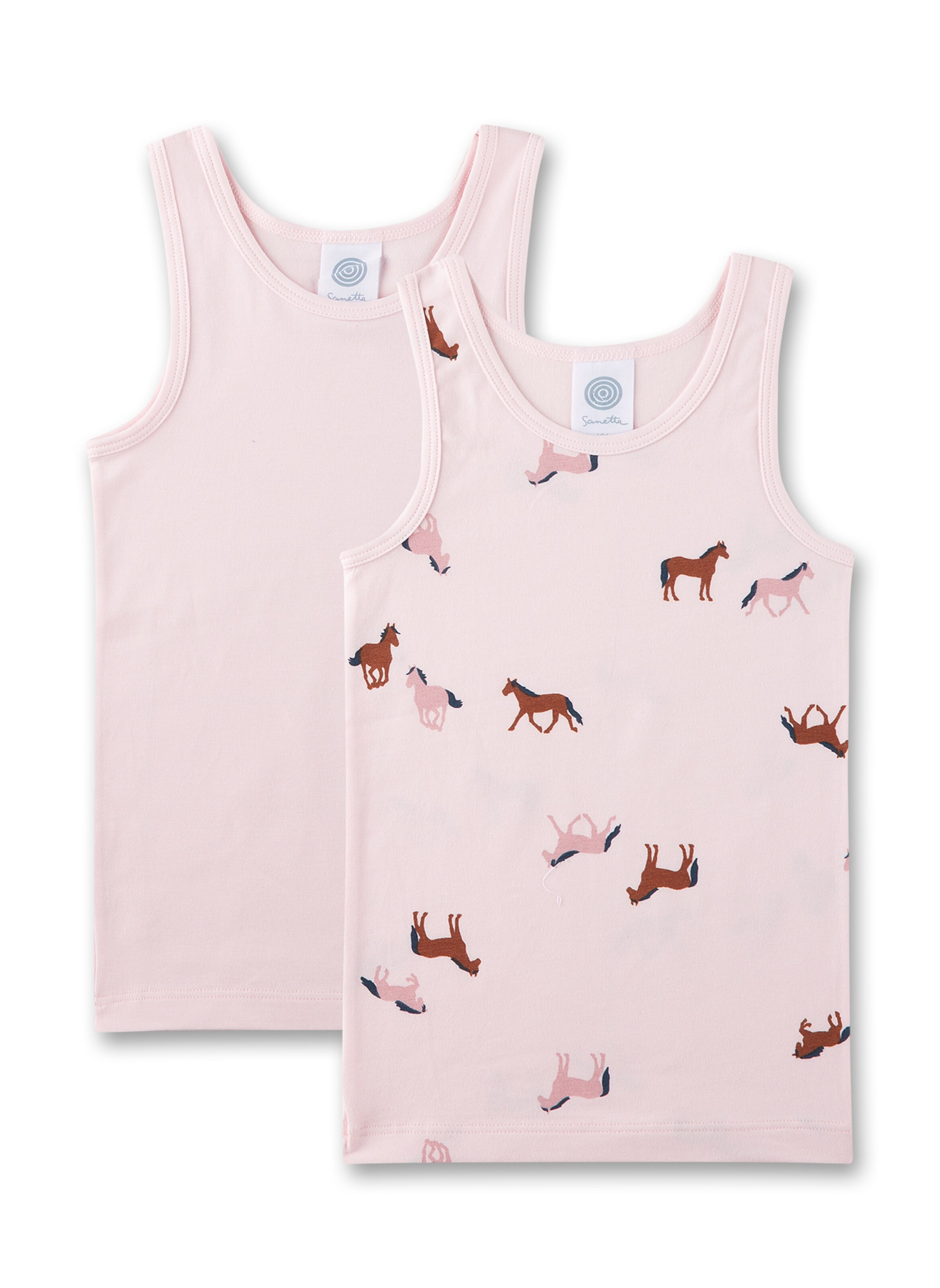 Sanetta Onderhemd in Roze: voorkant