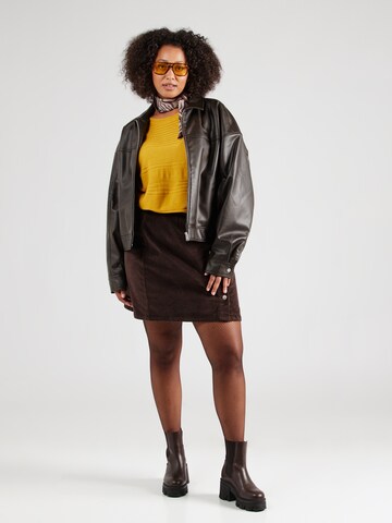 Pull-over 'CARNEWAIRPLAIN' ONLY Carmakoma en jaune
