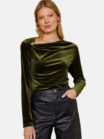 love & roses Shirt in Grün: Vorderseite