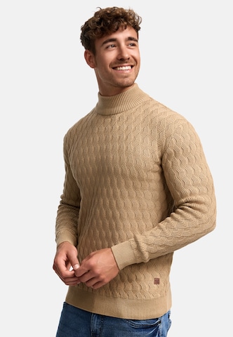 INDICODE JEANS Trui 'Alpha' in Beige