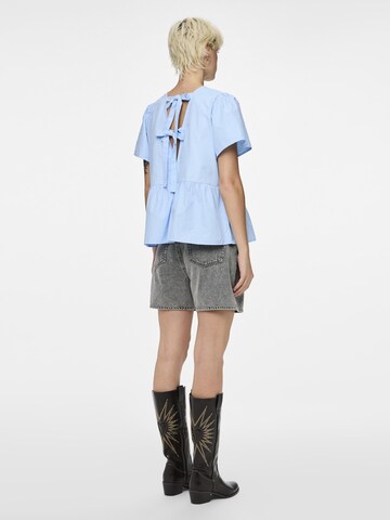 PIECES Bluse 'PCUla' i blå