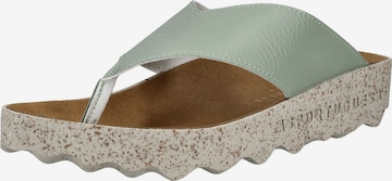 Asportuguesas Zehentrenner in Grün: Vorderseite