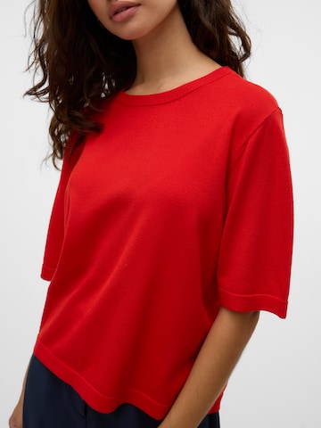 VERO MODA Trui 'VMSILJE' in Rood