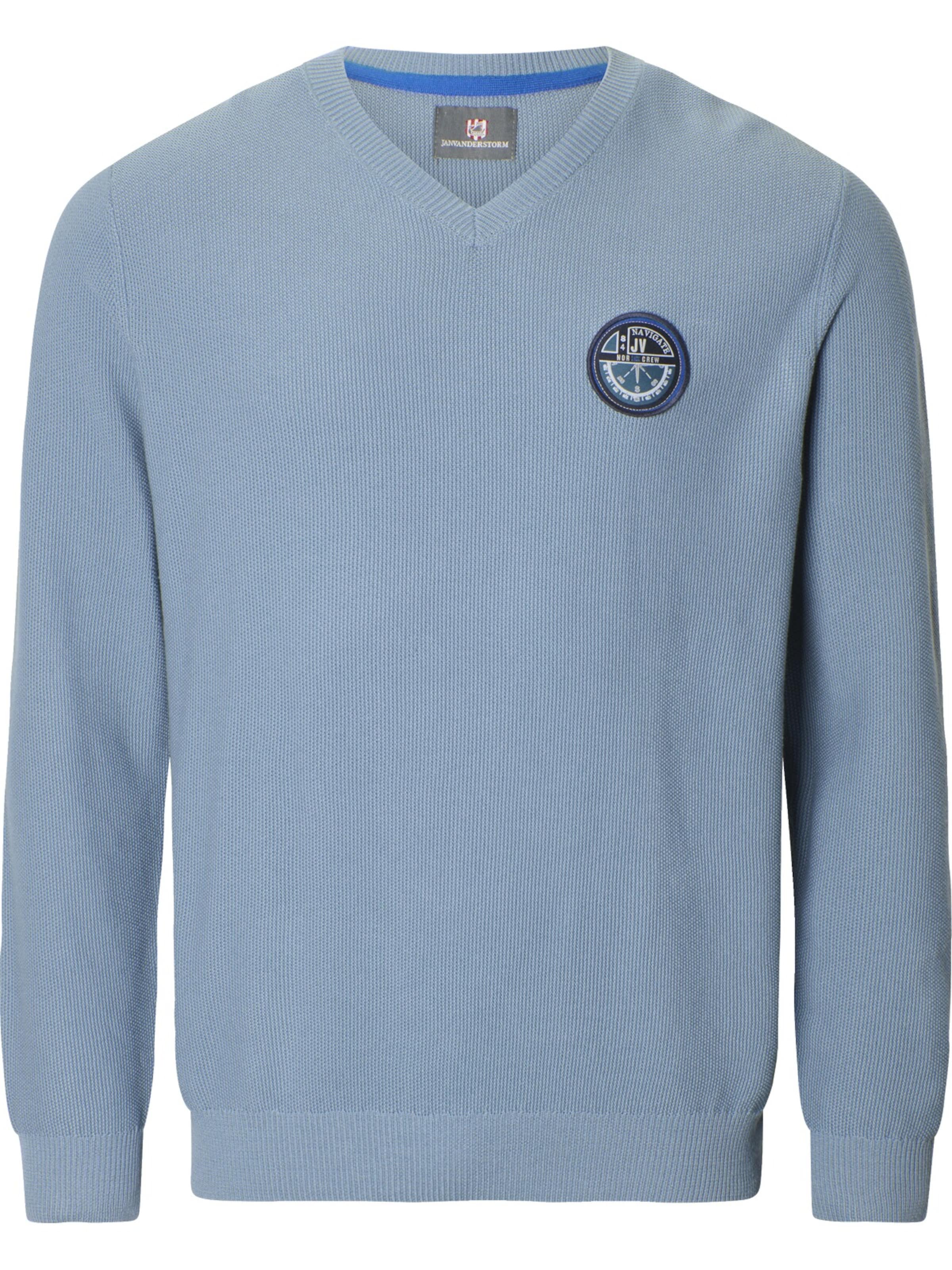 Jan Vanderstorm Pullover 'Kolbein' in Blau: Vorderseite