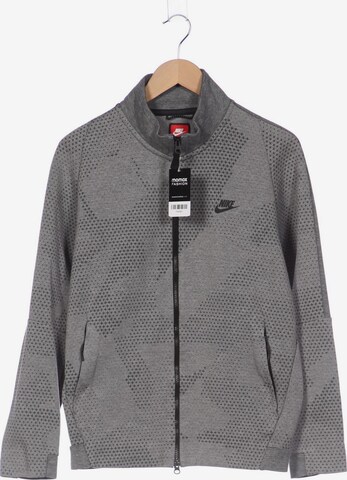 NIKE Sweatshirt & Zip-Up Hoodie in L in Grey: front