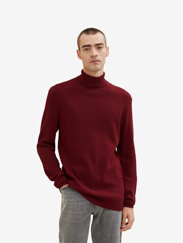 TOM TAILOR Sweater in Red