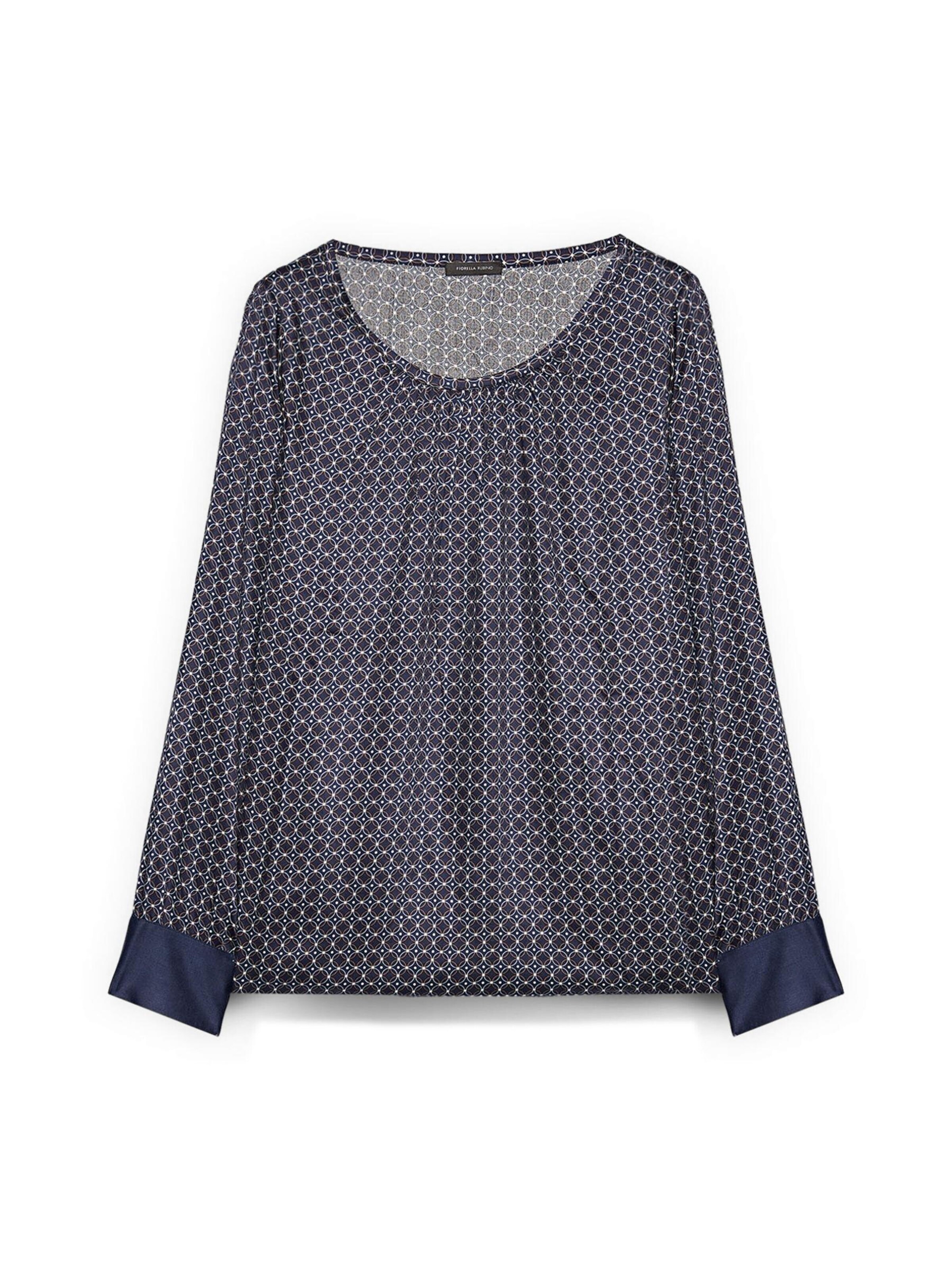 Fiorella Rubino - Blusa en azul: frente