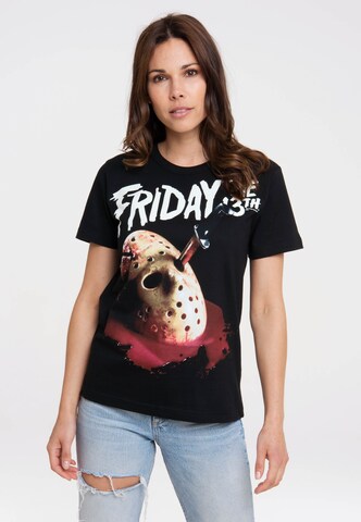 LOGOSHIRT T-Shirt 'Friday the 13th' in Mischfarben: predná strana
