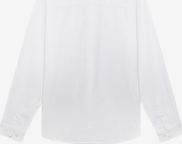 LTB Jeans Shirt 'LTB Jeans Herrenhemd mit Struktur' in White: front