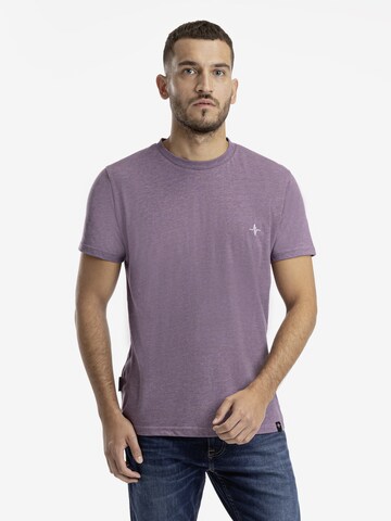 SPITZBUB Shirt 'Arthur' in Purple: front