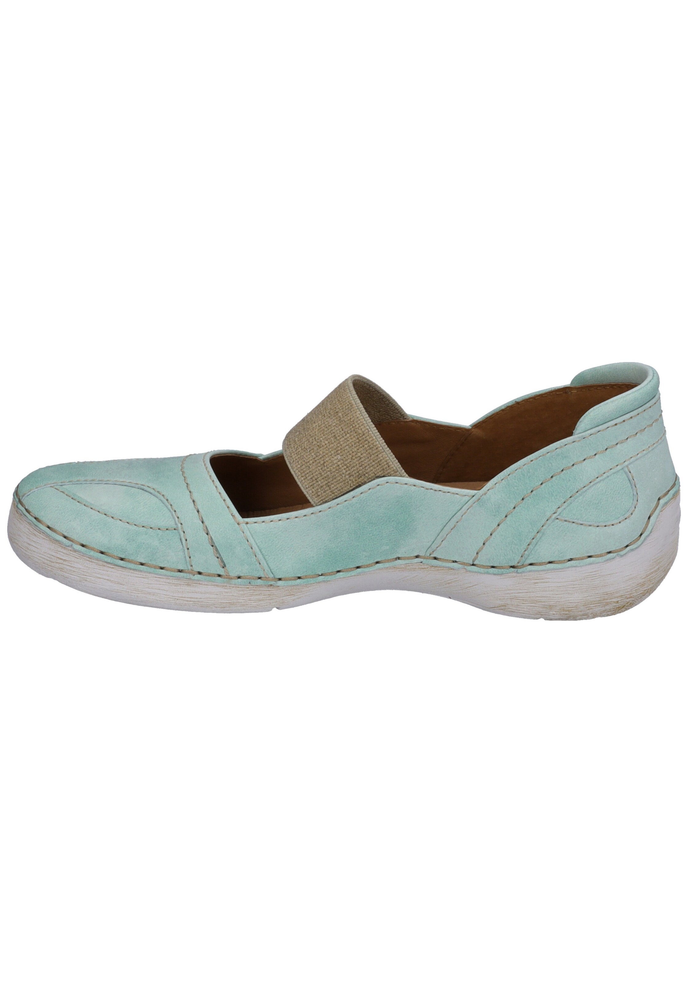 JOSEF SEIBEL Strap ballerina 'Fergey' in Green