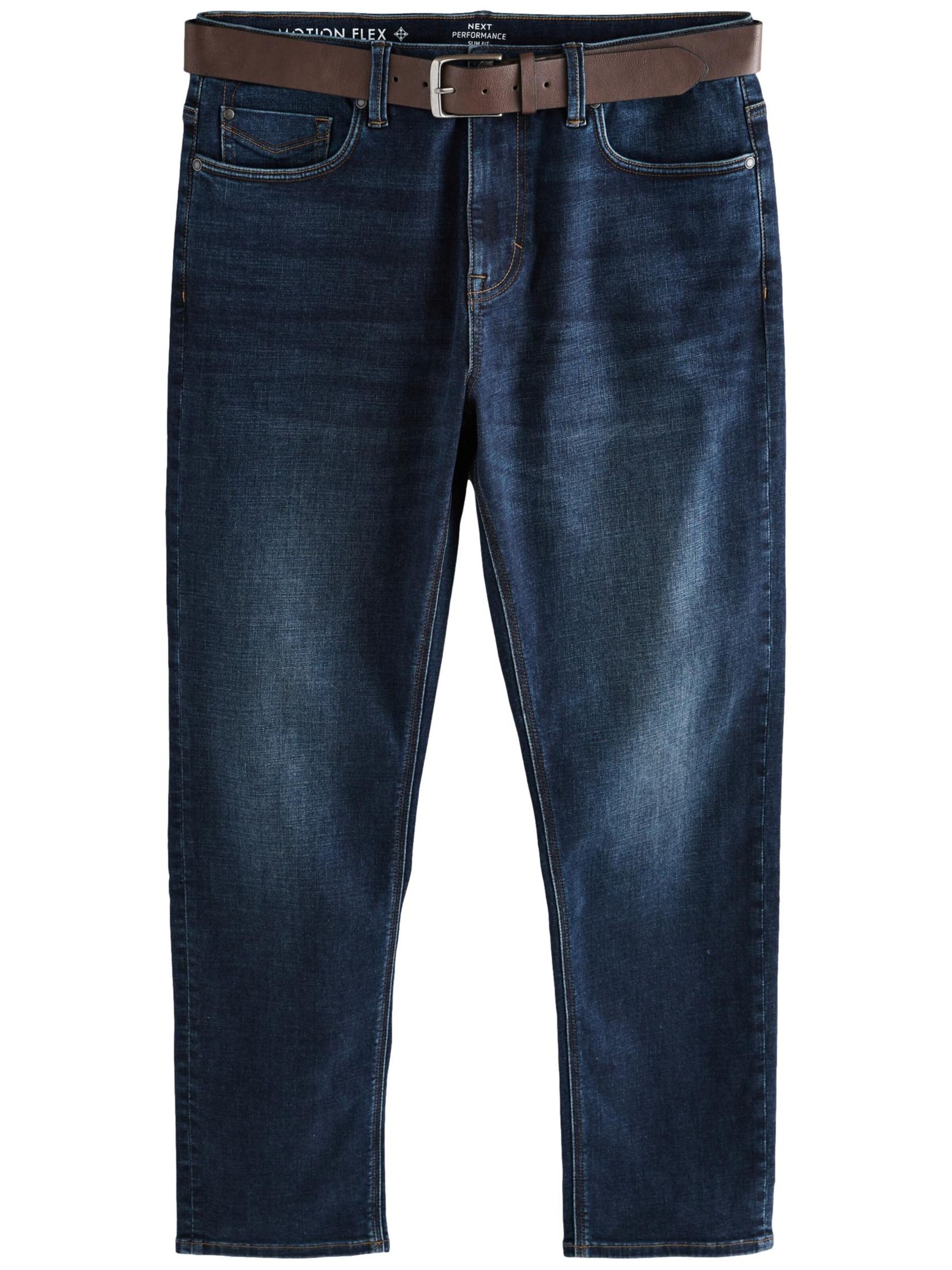 Next Slimfit Džíny – modrá: přední strana