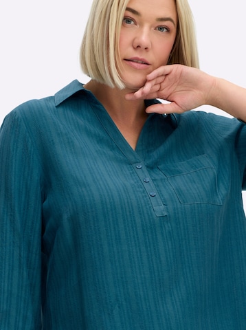 SHEEGO Blouse in Blauw