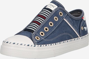 MUSTANG Slip-on in Blauw: voorkant