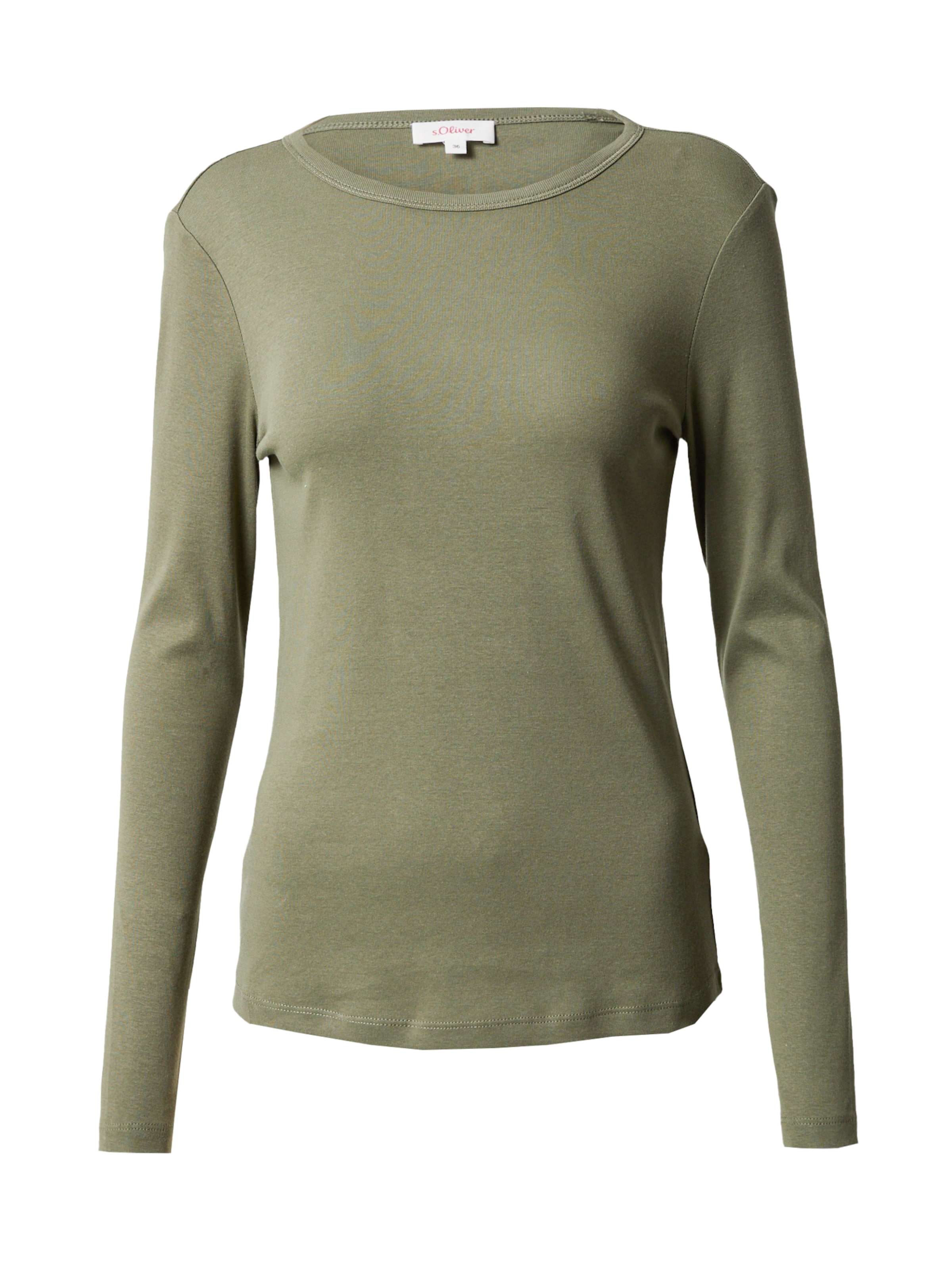 T-shirt s.Oliver en vert : devant