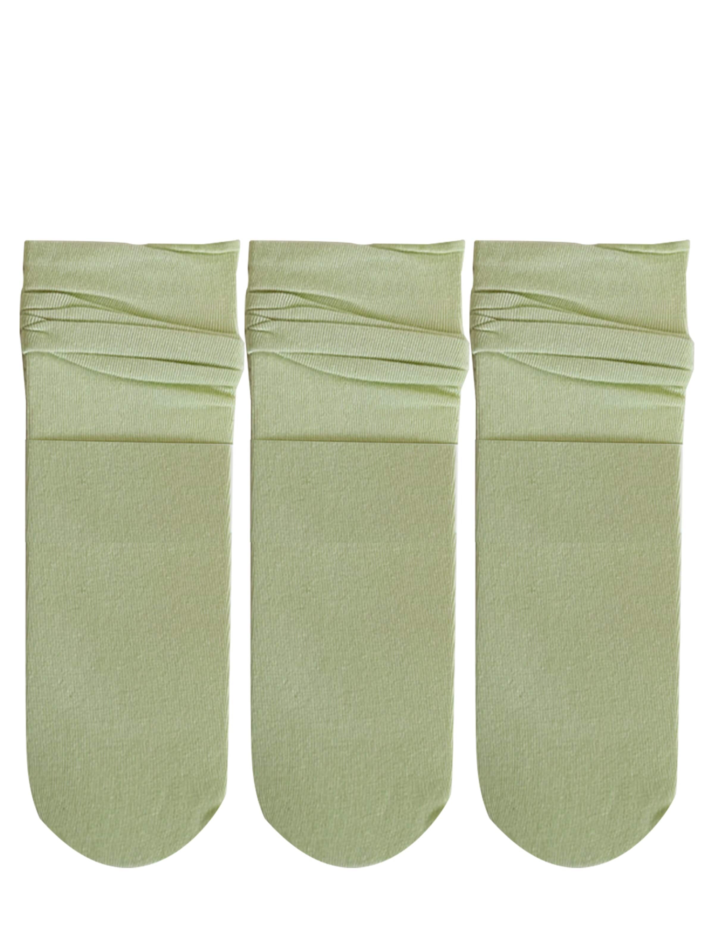 Millo Socks 'Ice Viskose' in Green: front