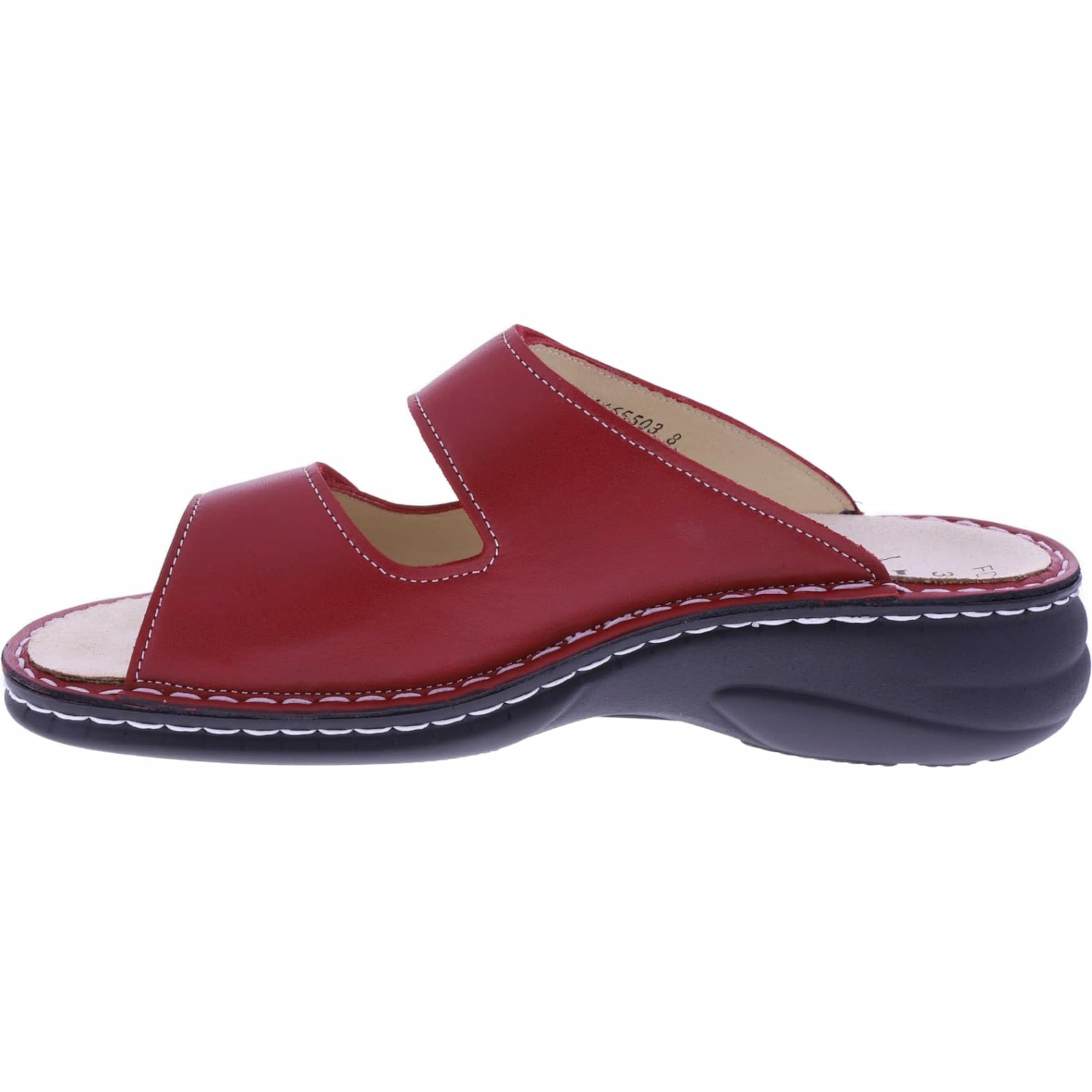 Finn Comfort Sandale in Rot