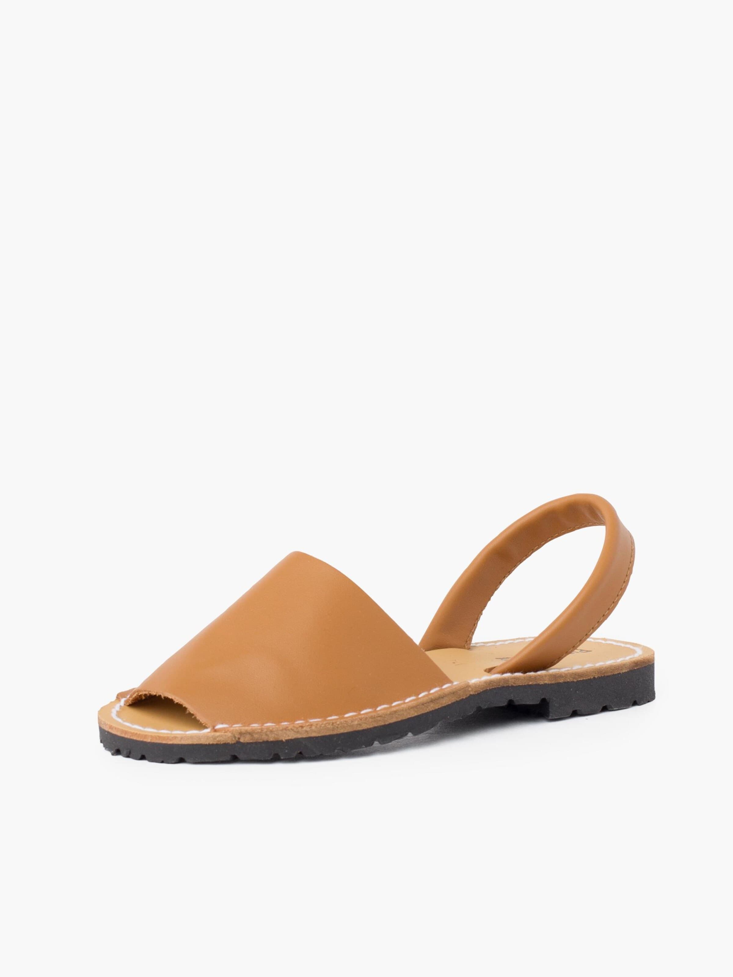 Pisamonas - Sandalias en marrón: frente