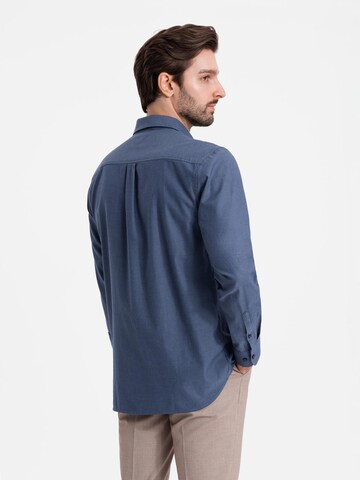 Ombre Regular fit Button Up Shirt 'OM-SHCS-0147' in Blue