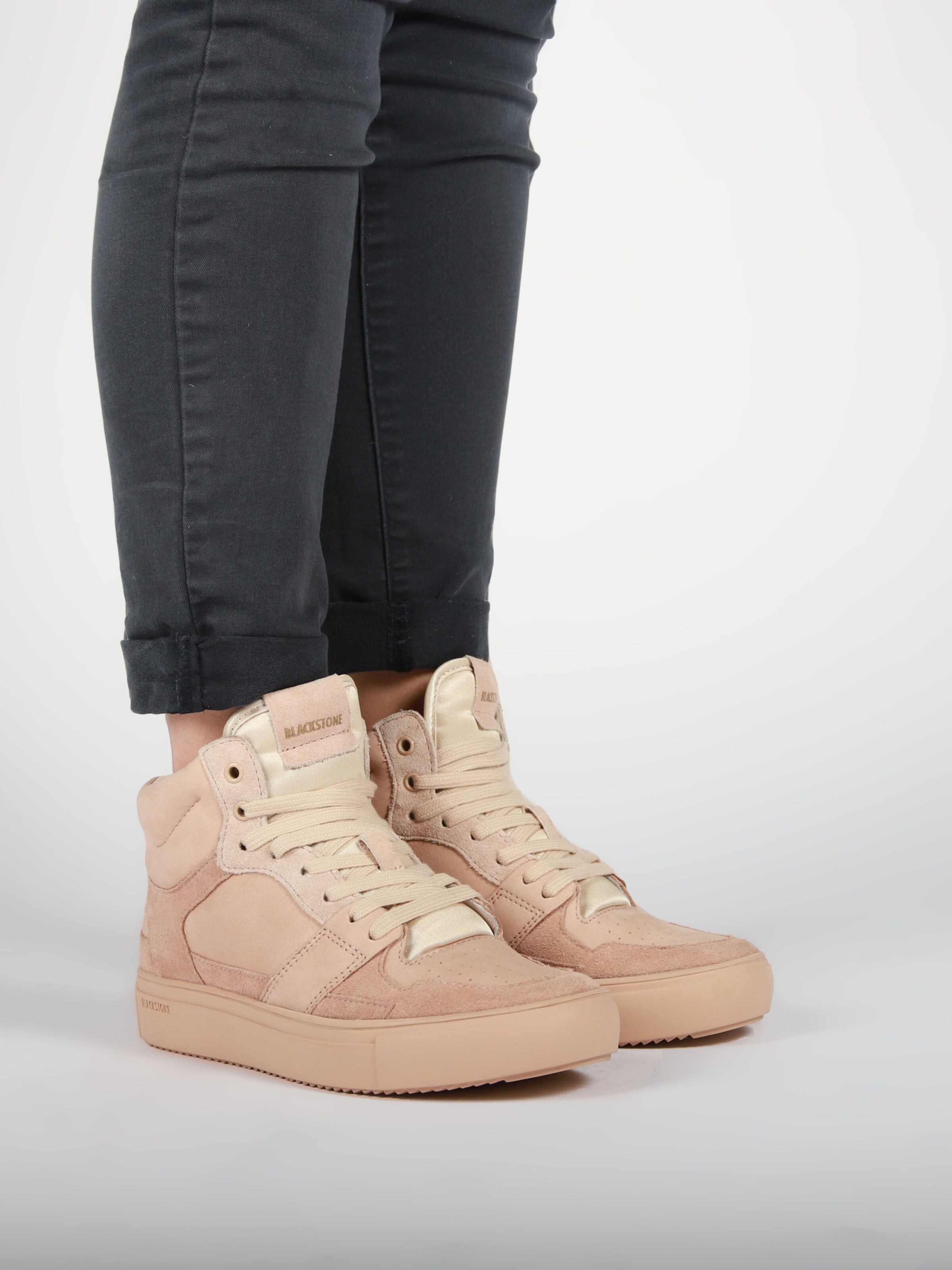 Baskets hautes 'KEYLA' BLACKSTONE en beige
