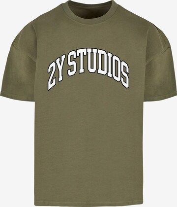 2Y Studios T-Shirt in Grün: Vorderseite