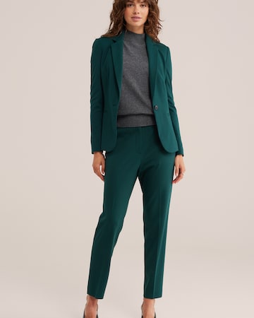 Coupe slim Pantalon chino WE Fashion en vert
