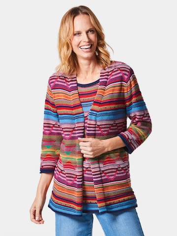 Goldner Knit Cardigan in Mixed colors: front