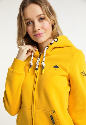 Schmuddelwedda Zip-Up Hoodie in Yellow