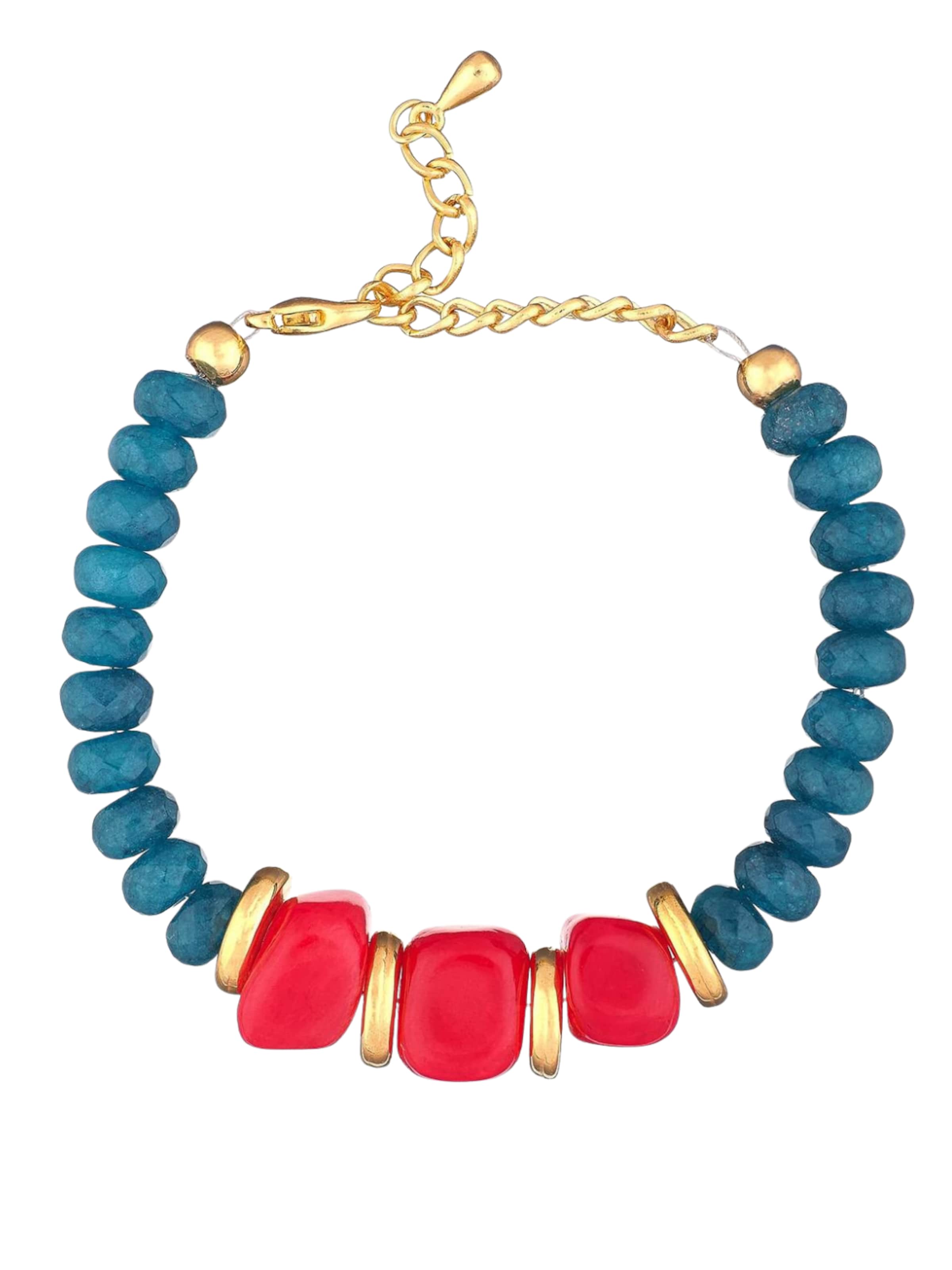THE GEM STORIES JEWELRY Bracelet in Blue: front