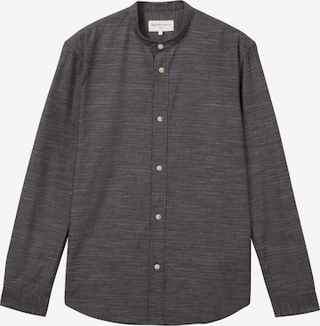 Coupe regular Chemise TOM TAILOR DENIM en gris : devant