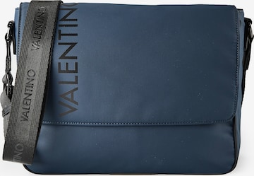 Borsa a tracolla 'Dragonhawk' di VALENTINO in blu: frontale
